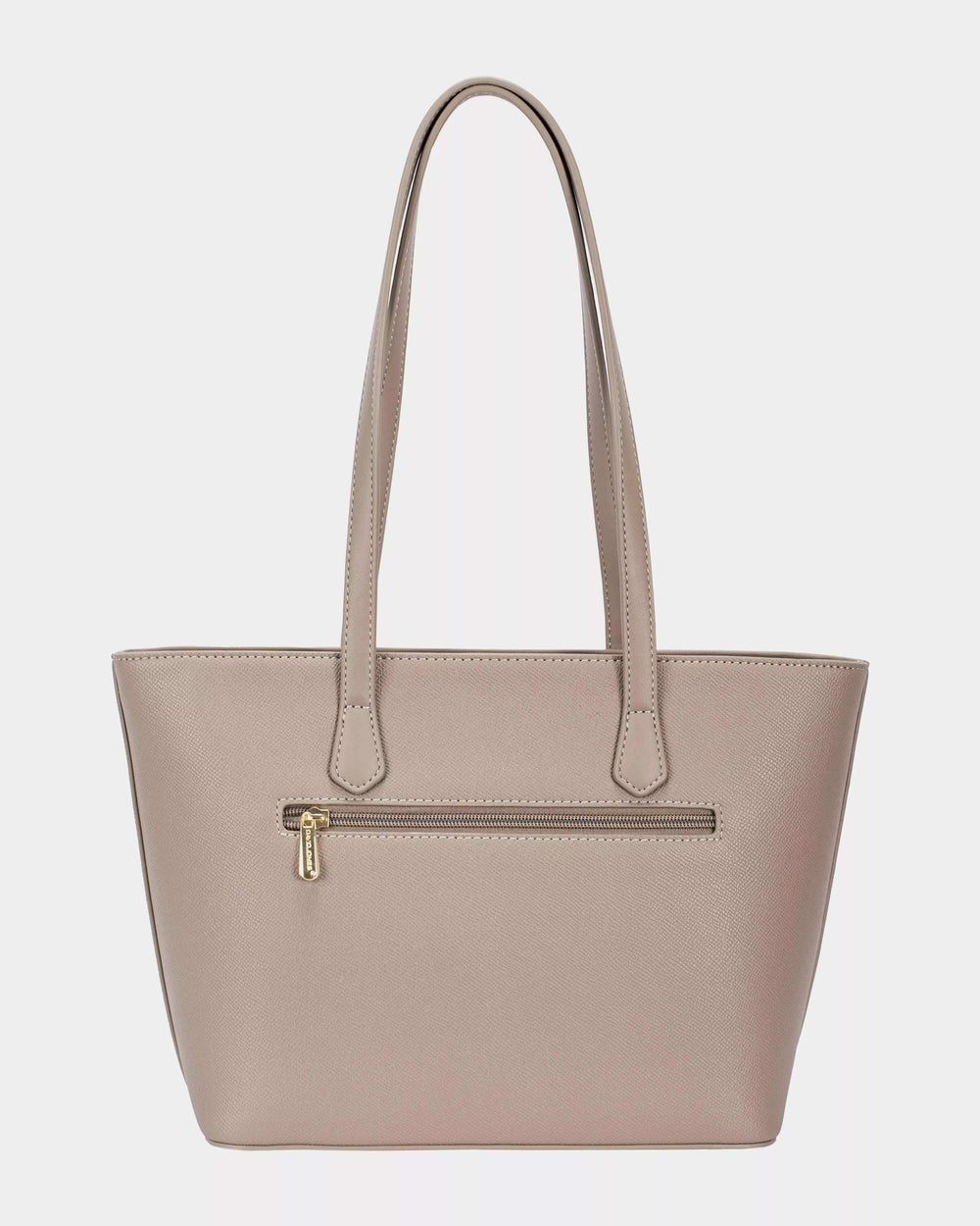 David Jones Leather Tote Bag with Gold Hardware - Trendsi - Flyclothing LLC