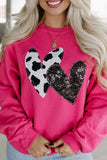 Heart Patch Long Sleeve Sweatshirt - Trendsi - Flyclothing LLC