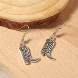 Western Cowboy Boot Dangle Earrings - Trendsi - Flyclothing LLC