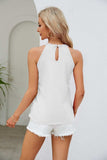 Sequin Grecian Neck Tank - Trendsi - Flyclothing LLC