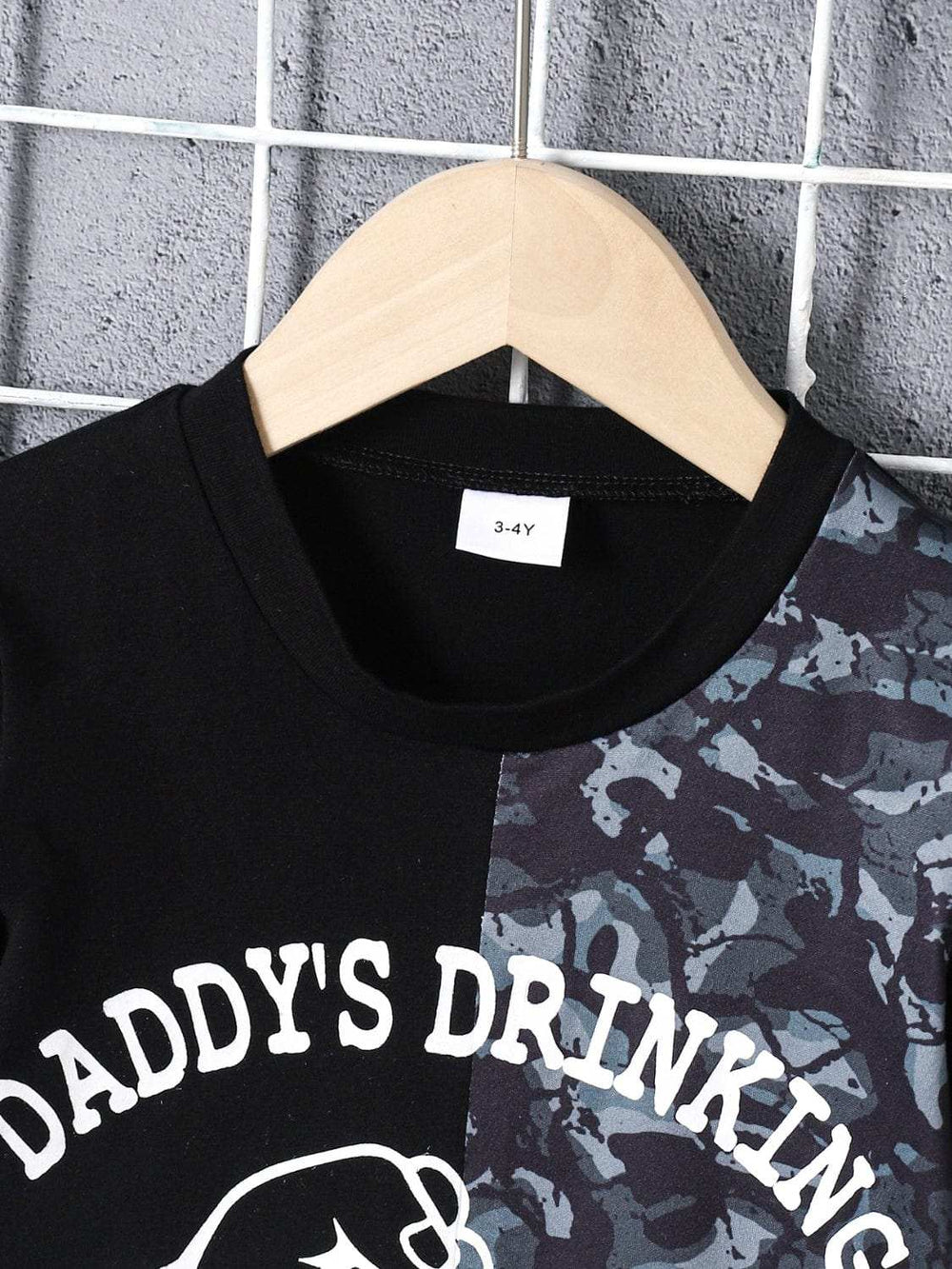 Children's Camouflage Color Block Top and Pants Set - Trendsi - Flyclothing LLC