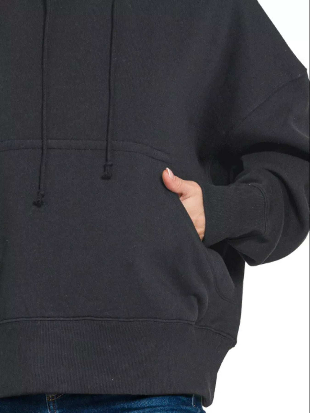 Zenana Oversized Fleece Kangaroo Pocket Hoodie - Trendsi - Flyclothing LLC