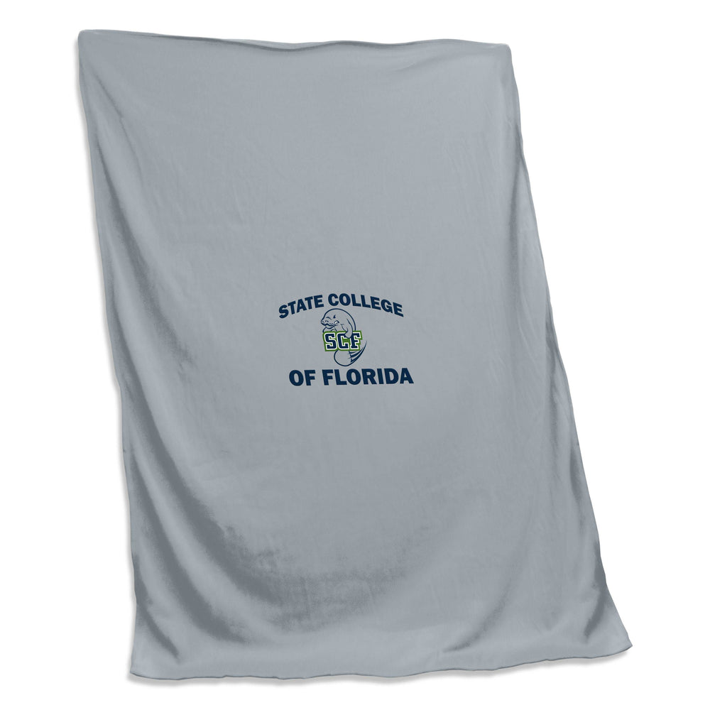 State College of Florida-Bradenton Screened Sweatshirt Blanket