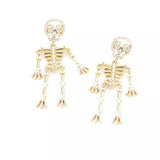 Halloween Skeleton Statement Earrings - Trendsi - Flyclothing LLC