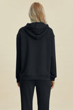 Basic Bae Full Size Air Scuba Drawstring Long Sleeve Hoodie with Kangaroo Pocket - ShopBasicbae - Flyclothing LLC