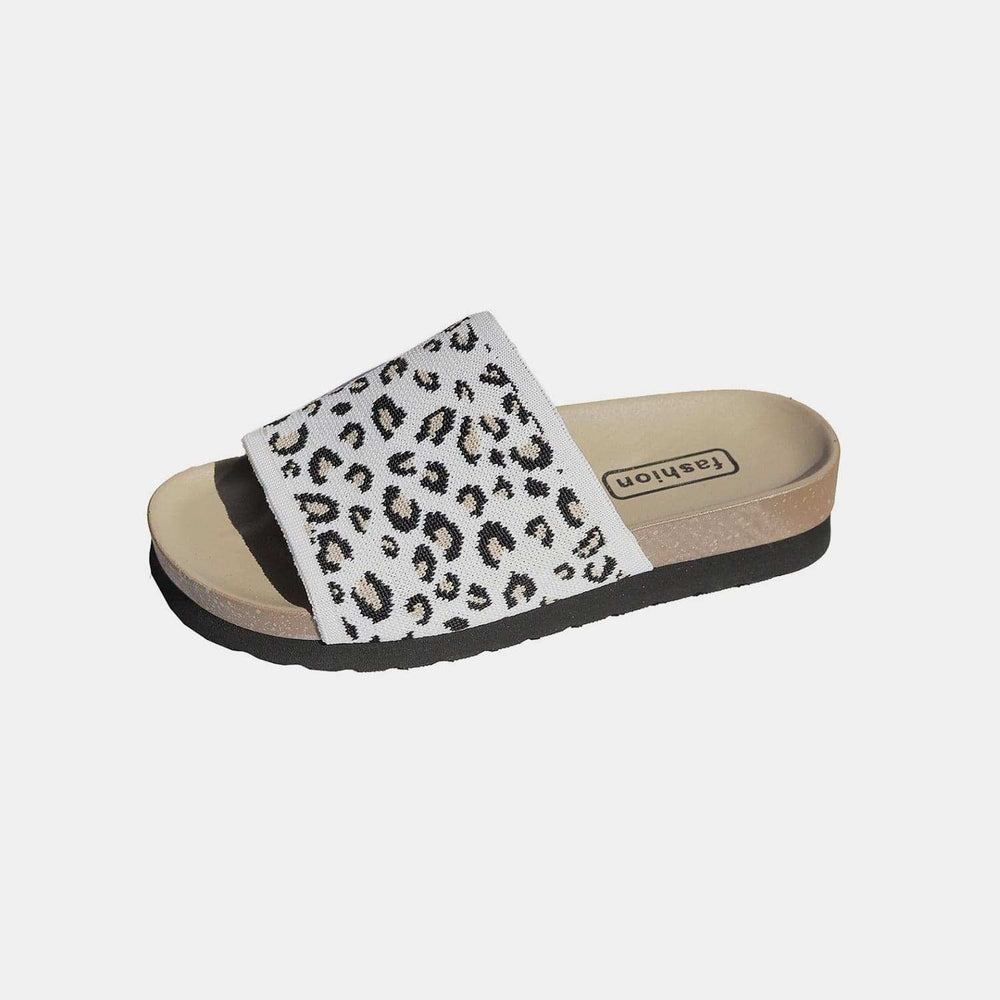 Leopard Open Toe Sandals - Trendsi - Flyclothing LLC