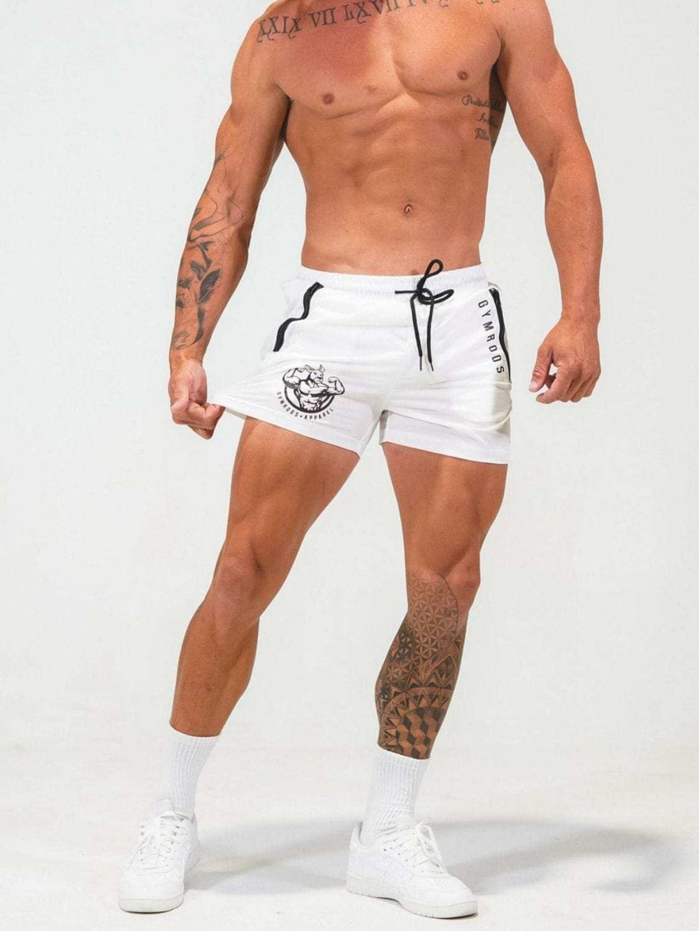 Men's Plus Size Drawstring Waist Shorts - Trendsi - Flyclothing LLC