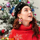 Christmas Candy Drop Earrings - Trendsi - Flyclothing LLC
