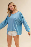 BiBi Oversized Pocket Front Sweatshirt - Trendsi - Flyclothing LLC