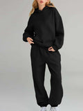 Full Size Kangaroo Pocket Hoodie and Joggers Set Plus Size - Trendsi - Flyclothing LLC