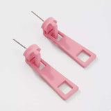 Colorful Zipper Drop Earrings - Trendsi - Flyclothing LLC