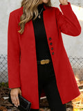 Button-Down Longline Outerwear - Trendsi - Flyclothing LLC