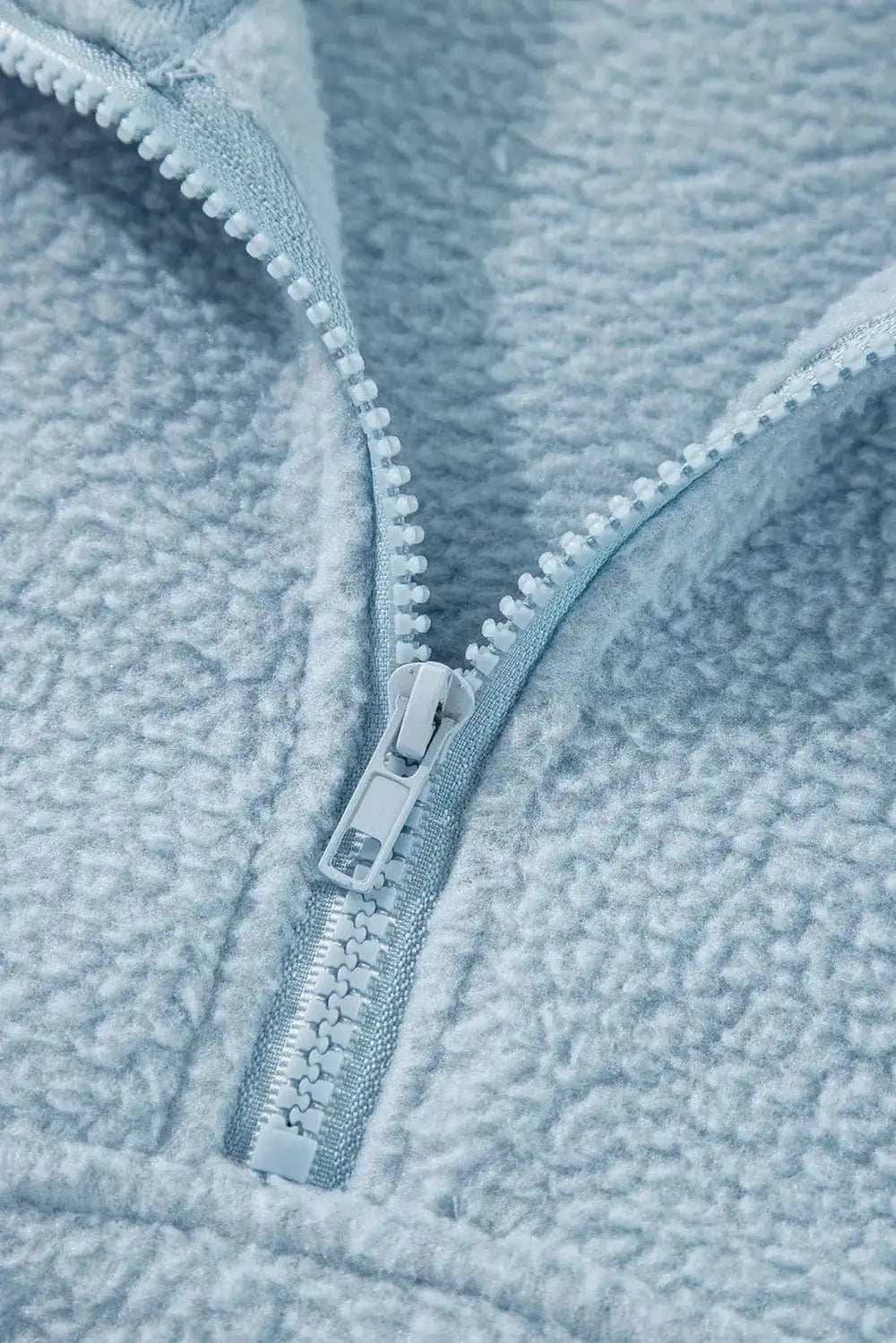 Half Zip Long Sleeve Sweatshirt - Trendsi - Flyclothing LLC