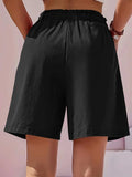 Full Size Pocketed Elastic Waist Shorts - Trendsi - Flyclothing LLC