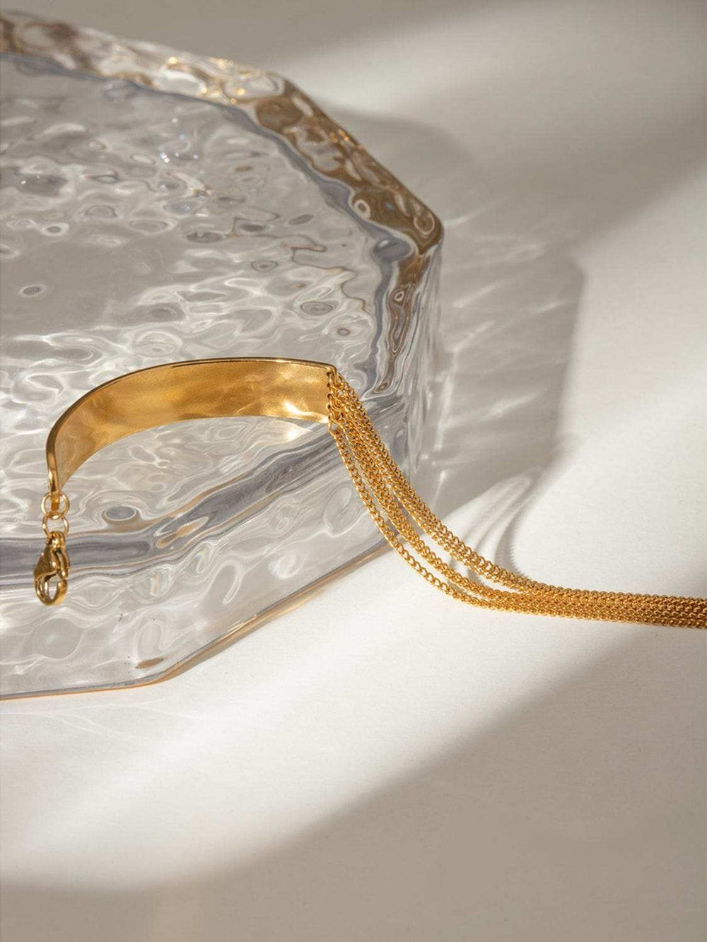 18K Gold-Plated Stainless Steel Bracelet - Trendsi - Flyclothing LLC