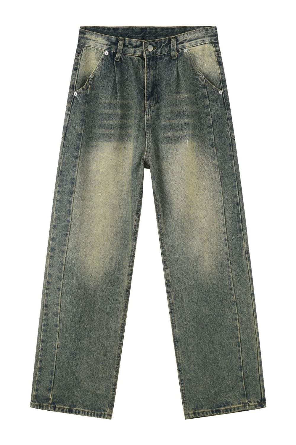 Men's Wide Leg Jeans - Trendsi - Flyclothing LLC