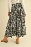 Aemi+Co Leopard Midi Skirt - Trendsi - Flyclothing LLC