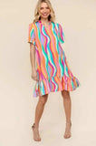 Haptics Tiered Woven Ruffle Hem Dress - Trendsi - Flyclothing LLC
