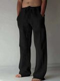 Men's Plus Size Drawstring Loose Fit Pants - Trendsi - Flyclothing LLC