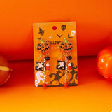 Halloween Pumpkin Drop Earrings - Trendsi - Flyclothing LLC