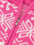 Christmas Snowflake Quarter Zip Collard Sweater - Trendsi - Flyclothing LLC