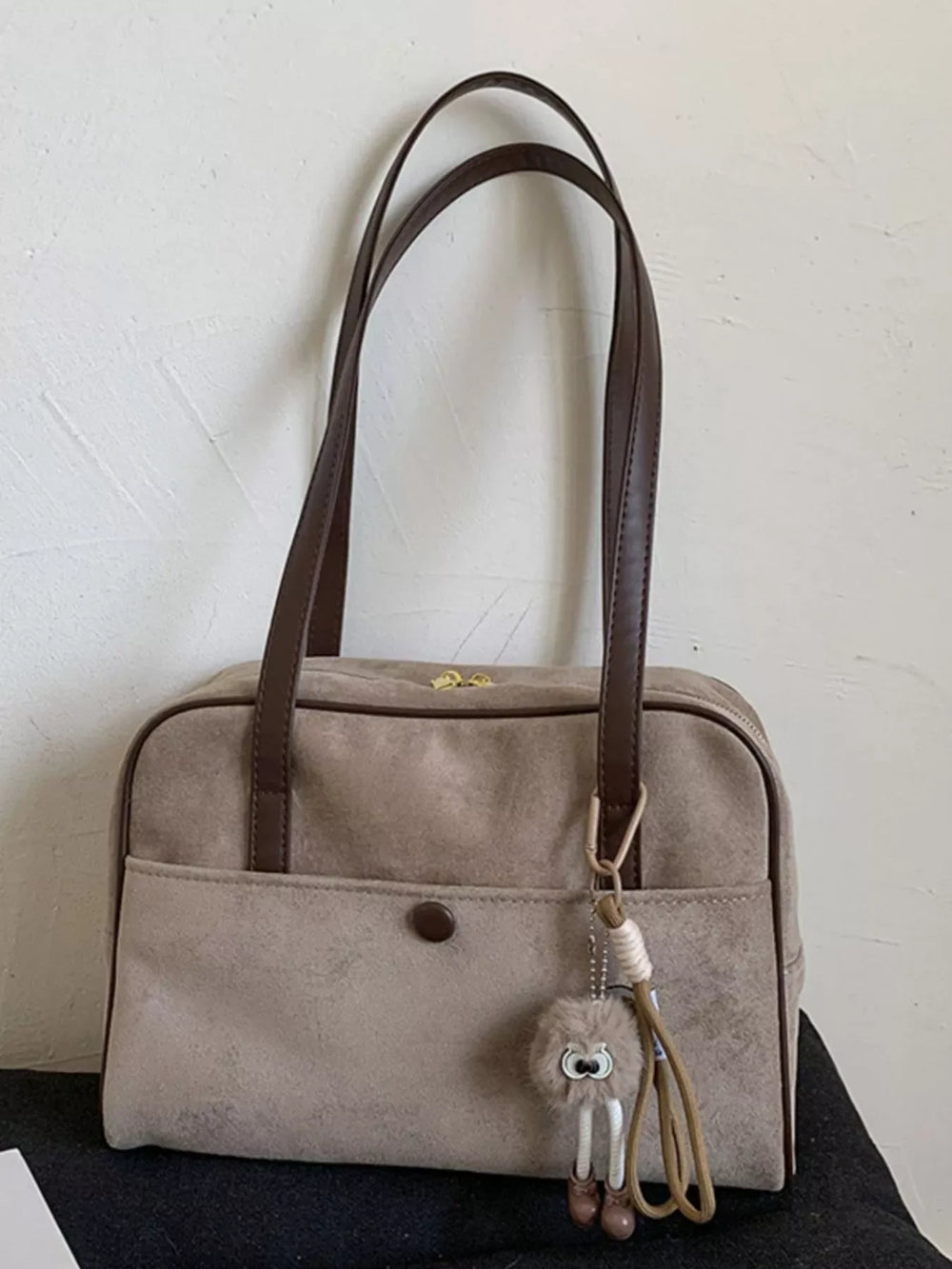 Vintage Handbag with Charm - Trendsi - Flyclothing LLC