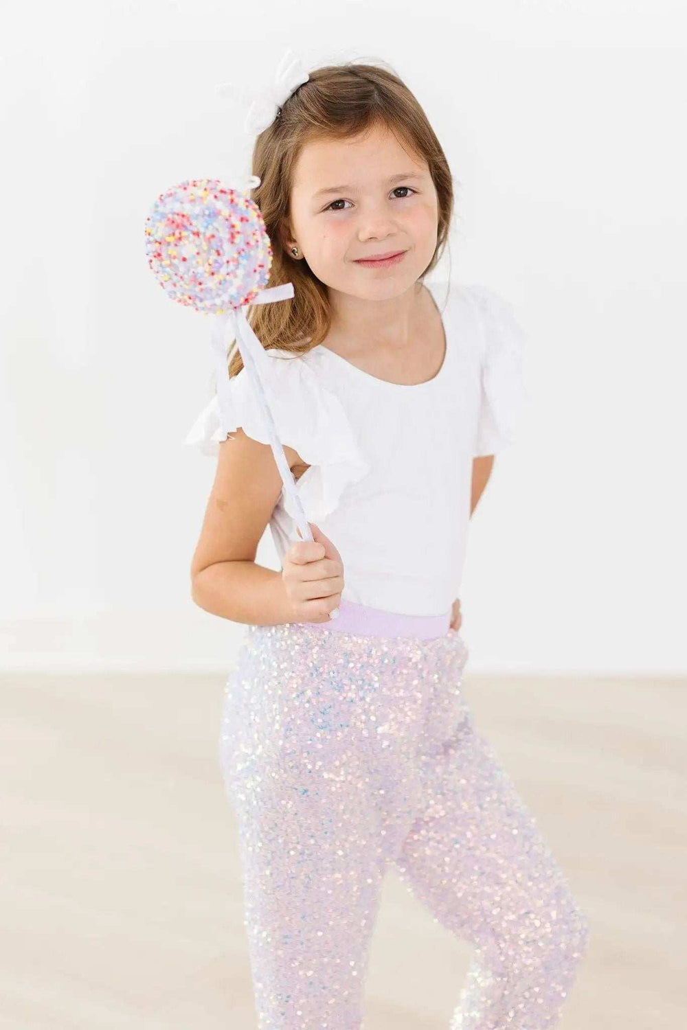 Lavender Sequin Joggers - Mila & Rose ® - Flyclothing LLC