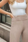 Heimish Full Size Ruffled High Waist Wide Leg Pants Plus Size - Trendsi - Flyclothing LLC