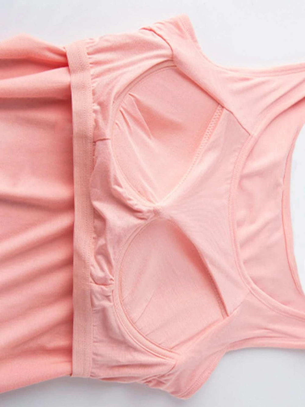 Round Neck Wide Strap Mini Tank Dress with Bra - Trendsi - Flyclothing LLC