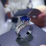 3 Carat Moissanite 925 Sterling Silver Ring - Trendsi - Flyclothing LLC