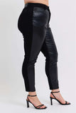 Judy Blue Plus Size HW Faux Leather Skinny Pants - Trendsi - Flyclothing LLC