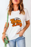 GAME DAY Round Neck Short Sleeve T-Shirt - Trendsi - Flyclothing LLC