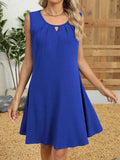 Round Neck Sleeveless Dress - Trendsi - Flyclothing LLC