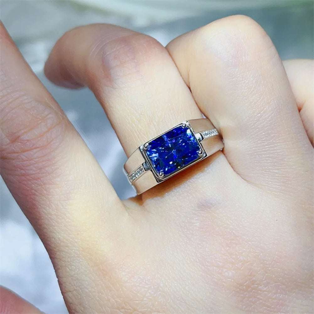 2 Carat Moissanite 925 Sterling Silver Ring - Trendsi - Flyclothing LLC