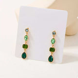 18K Gold-Plated Drop Earrings - Trendsi - Flyclothing LLC