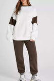Drop Shoulder Loose Sweatshirt and Joggers Active Set - Trendsi - Flyclothing LLC