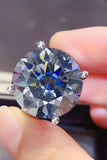 20 Carat Moissanite 925 Sterling Silver Ring - Trendsi - Flyclothing LLC