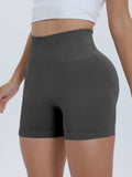 High Waist Active Shorts - Trendsi - Flyclothing LLC