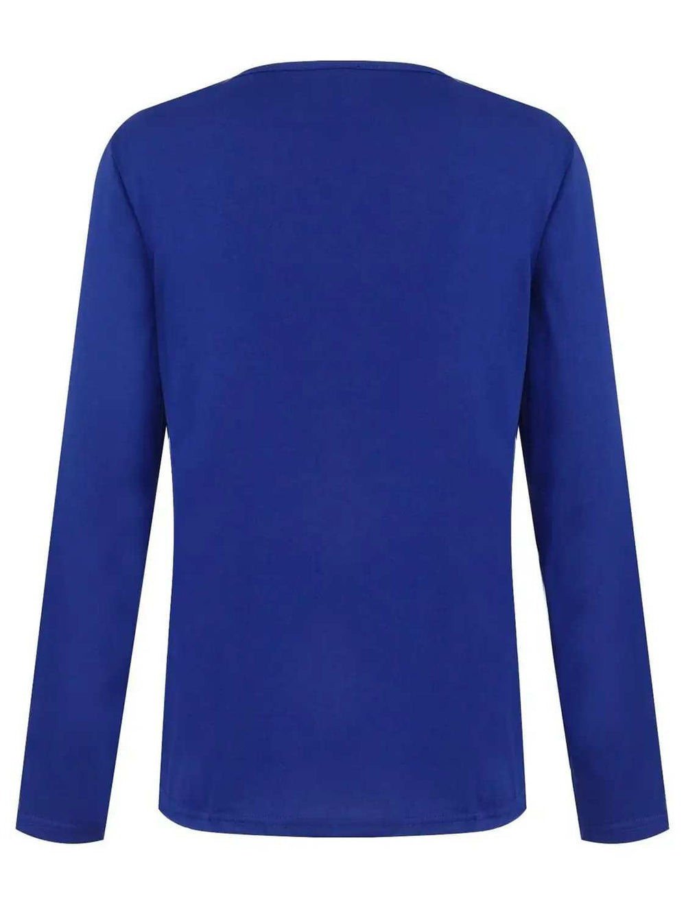 Half Button Long Sleeve T-Shirt - Trendsi - Flyclothing LLC