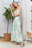 ADORA Print Spaghetti Strap Maxi Dress - Trendsi - Flyclothing LLC