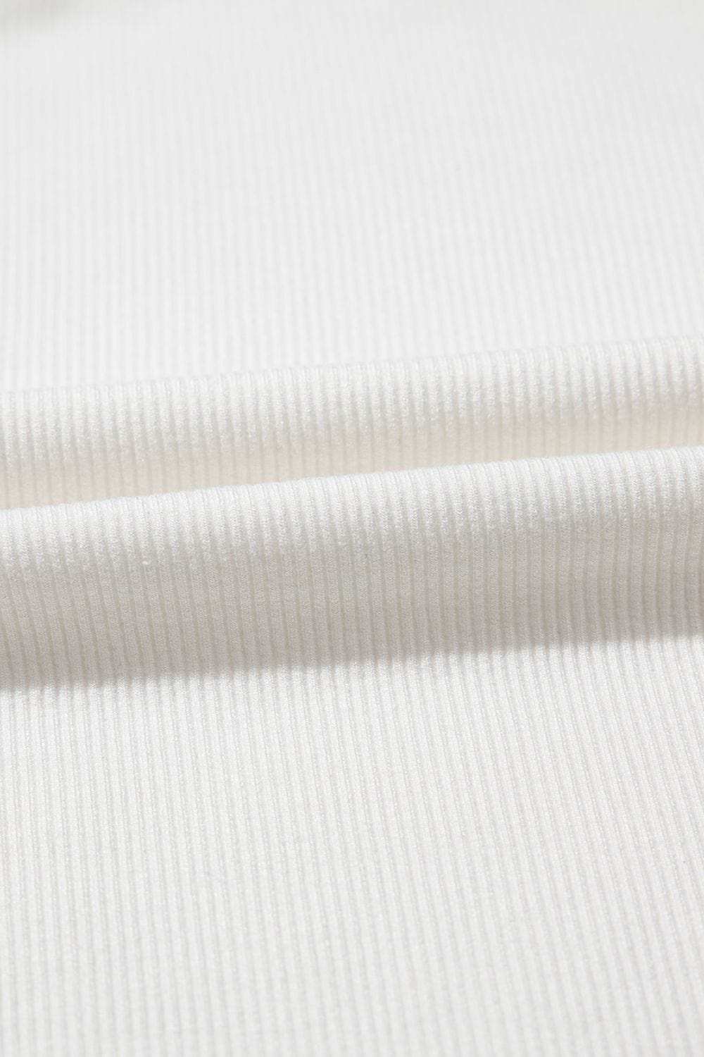 Swiss Dot Mesh Long Sleeve Square Neck Slim Top - Trendsi - Flyclothing LLC