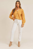 MABLE Long Sleeve Button Down Sweater Cardigan - Trendsi - Flyclothing LLC