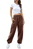 Elastic Waist Joggers with Pockets - Trendsi - Flyclothing LLC