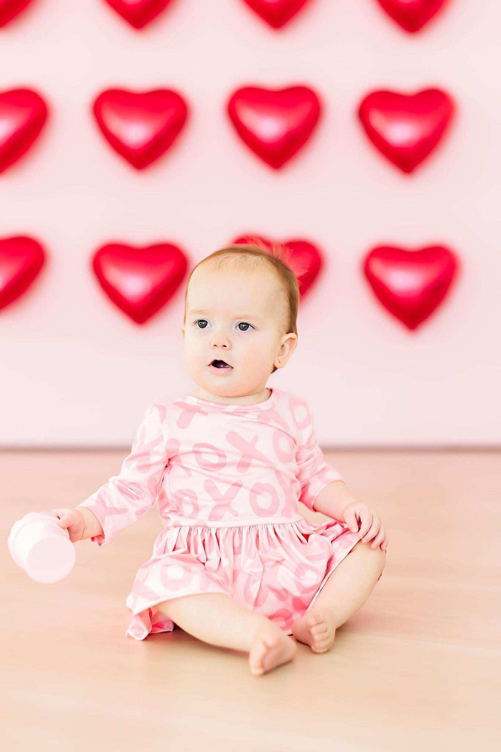 XOXO 3/4 Sleeve Twirl Bodysuit - Mila & Rose ® - Flyclothing LLC