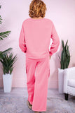 Full Size Round Neck Long Sleeve Top and Drawstring Pants Set - Trendsi - Flyclothing LLC