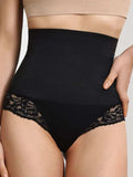 Lace Detail High Waist Shaping Panty - Trendsi - Flyclothing LLC