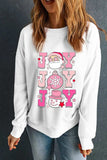 JOY Round Neck Long Sleeve Sweatshirt - Trendsi - Flyclothing LLC