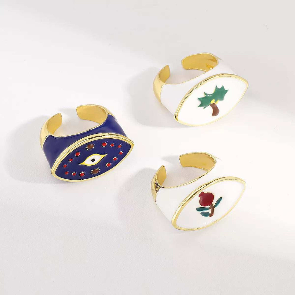 18K Gold-Plated Open Ring - Trendsi - Flyclothing LLC