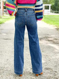 Washed Straight Leg Jeans - Trendsi - Flyclothing LLC
