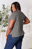Basic Bae Full Size Round Neck Short Sleeve T-Shirt - Trendsi - Flyclothing LLC